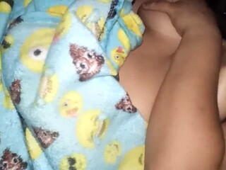 Latin MILF plays with her big boobs and ass