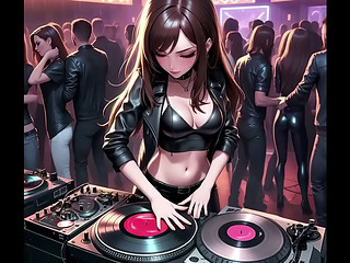Hornyvanstevie AI - Anime Sexy DJ Synthwave Retrowave