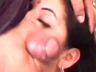 Horny Indian Girl Facialized by French Studs - Blowjob & Threesome Hardcore