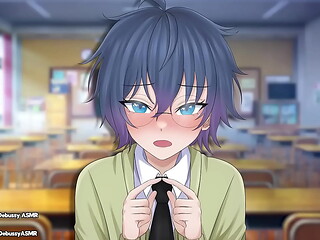 (Femboy ASMR) Femboy confesses that he is in love with you and WANTS to make out