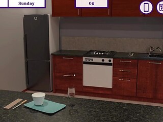 Teenager plays adult game with her sexy mom while dad watches