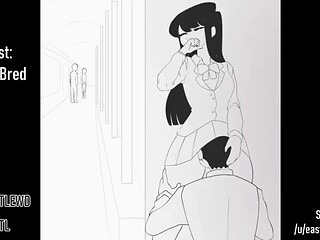 Public pussy eating embarrassment turns into lustful audio erotic roleplay