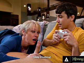 MILF Stepmom Dee Williams Teases Busty Curves Under Skirt Before Ricky Spanish Pounds Her To Cumshot