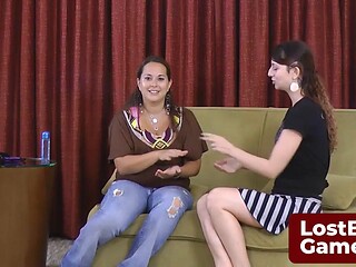 Students Rock Paper Scissors Sparks Lesbian Strap-On Dream