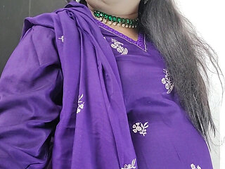 Purple Indian Wear Look