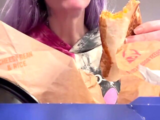 67 Giantess Eating & Burping