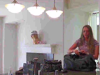 Shy Teen GF gives POV blowjob and gets fucked