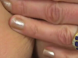 English MILF Dolly Toys Her Pussy and Fingers Her Arse