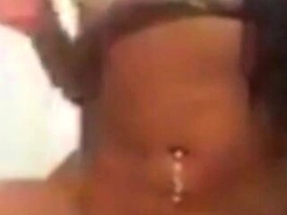 Big-Titted Black Beauty Shakes Her Fake Booty