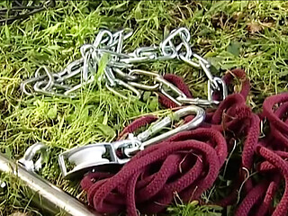 Mistress dominates slave in intense German hardcore BDSM session
