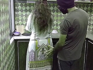 Indian Desi Bhabhi Fucked in Kitchen While She Busy in Kitchen Hindi Audio Xxxxx