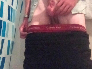Catholic boy masturbates at home