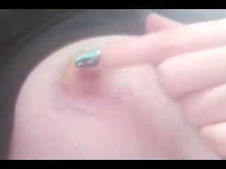 Playing with My Hairy Nipples