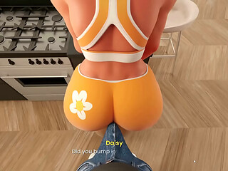 Mansion Days [ TABOO Hentai Game ] Ep.2 CAUGHT with a HUGE BONER by my STEP MOM in the kitchen !