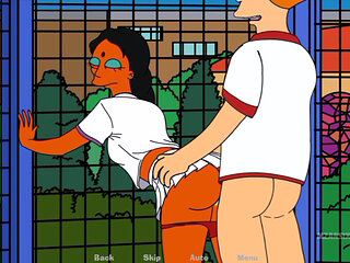 Manjula Doggy at the tennis court (Lustfield Gameplay)