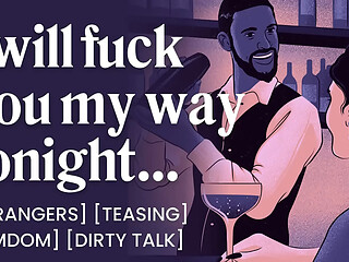 ASMR Audio Porn: Female Dom Makes Her Bartender Eat Her Pussy &ndash_ Male Sub, Teasing &amp_ Dirty Talk &ndash_ Erotic Audio Roleplay for Women