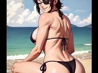 Hange Zo&euml_ le gusta tomar el sol con los sobacos peludos