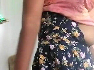 Mini Skirt with Sexy Pussy