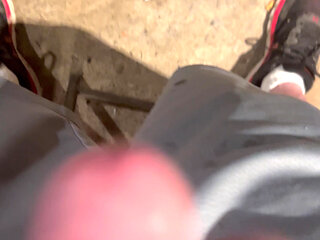 Stroking my cock