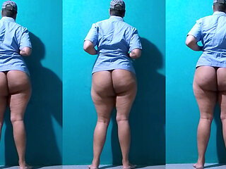 Femboy Shaking her fat ass until you cum