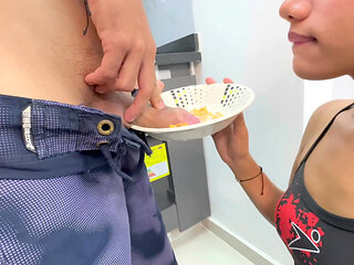 Latina big ass stepsister gets fucked hard by her tight and rich pussy while staying home alone with her perverted stepbrother.