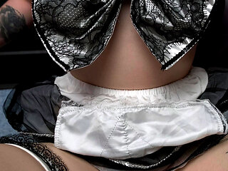 the maid plays with bbc dildos. blowjobfuckingpov4k