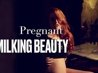 Martina Violet - Pregnant Milking Beauty
