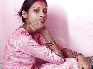 newly married Bhabhi happy by licking pussy and fucking...