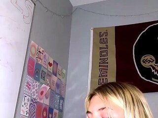 Amateur Blonde Teen Plays Solo with Toy Webcam Porn