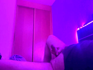 A Bear Cumming in Bed