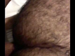 Hairy Boy Moaning While Getting Fucked