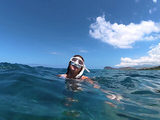 Big Ass Beauty Kayci Kaylani Nude Underwater Diving and Masturbation