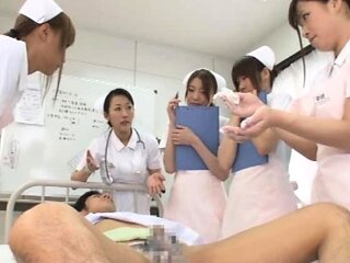 Asian hotties suck group sex