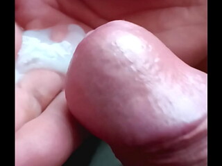 Cum in hand