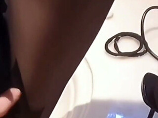 Lustful Wife in High Heels and Stockings-exhibitionism, Seduction, and Creampie Oral Sex at a Luxury Hotel