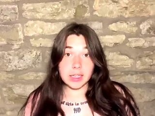 Hot brunette big boobs toying pink pussy