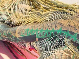 Alternative Tattoo Model Solo Piss Action