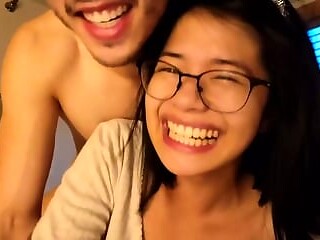 Indonesian cutie gets banged by European stud