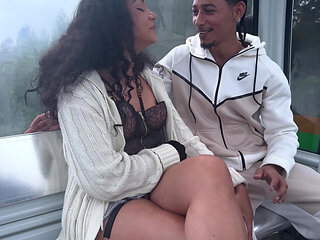 I Give a Blowjob on the Subway Cable to a Stranger and Then I Invite Him to Fuck in the Arvi Forest