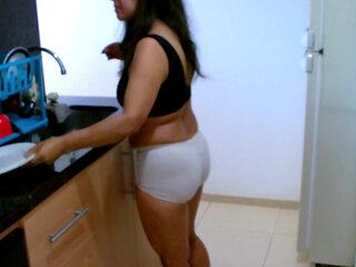 HOT SEX IN THE KITCHEN WITH ADAMANDEVE AND LUPO