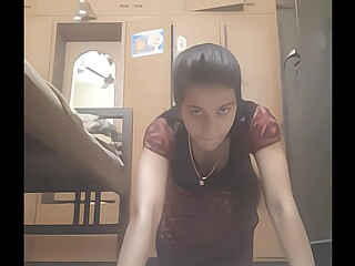 Desi Creampie queen Exercise for boobs