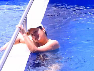 AdamAndEve & Lupo Outdoor Nudist Sex - Big Natural Tits & Happy Ending Cumshot