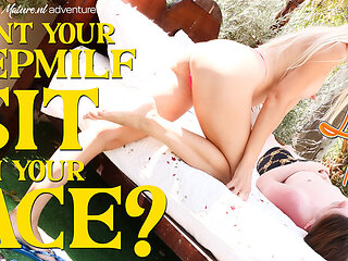 39 Year Old Lynna Nilsson Is My Hot Big Nippled Stepmilf Who Loves To Facesit Me In The Garden