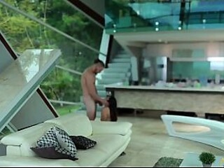 amateur couple fucking immediately after getting home