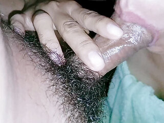 I gave 2pops in my new renter cum in pussy and cum in my mouth in his room while he's girlfriend went to market