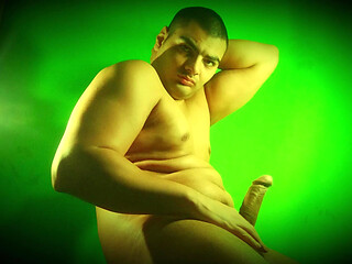 Porn - Green - 18 CM Penis - Sexy Gentleman Number One - Masturbation - Muscular