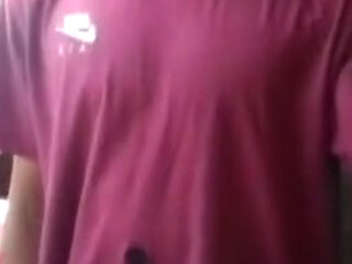 Guy masturbates watching porn