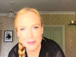Lovely Blonde With Tight Pussy Masturbate Solo