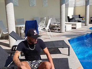 Fnech Boy Fucked raw Sexy Latino from Rio