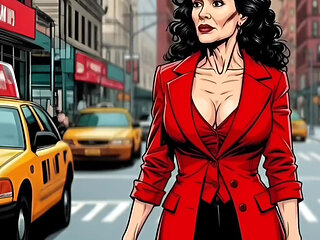 Horny Muscular MILF Dominatrix Fucks in the Car